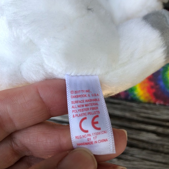 Ty Beanie Babies Baby Stripes the Zebra stuffed animal Toy Plushie cute plush - Picture 9 of 13